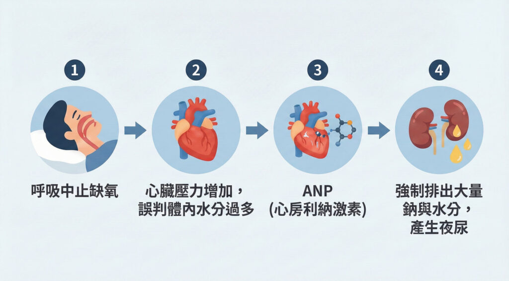 呼吸中止症與夜尿機制
