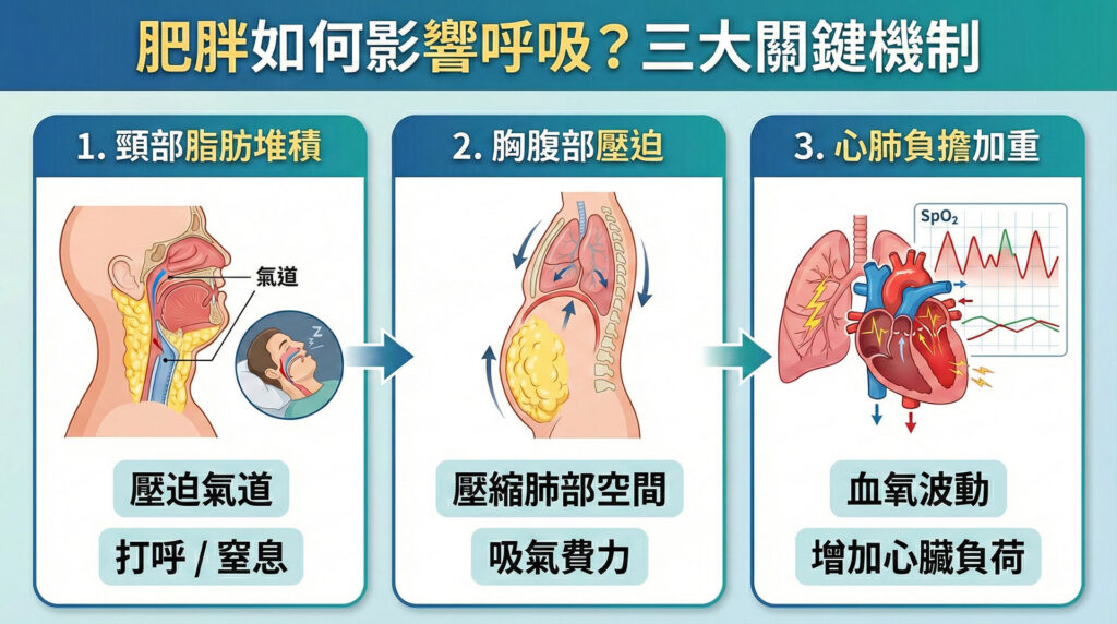 呼吸中止症示意圖